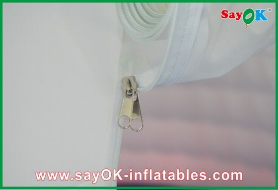 Şişme bahçe çadırı OD 5m şişme hava çadırı Beyaz, şişme kubbe çadırı Sergi için
