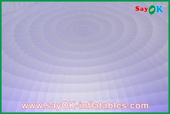 Şişme bahçe çadırı OD 5m şişme hava çadırı Beyaz, şişme kubbe çadırı Sergi için