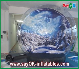 Şişme Kar Topu / Şeffaf Şişme Chrismas Kar Küresi Kabarcık Dia 5 M