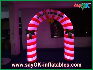 Led Işıkları ile 9 Feet Tatil Decotations Güzel Şişme Noel Arch