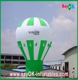 Yeşil Zemin Reklam Balonları Özel Şişme Ürünler Gökkuşağı Tasarımı