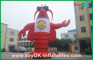 Şişme Karikatür Lobster Şişme Karakter, Özel Hareketli Şişme Maskotu