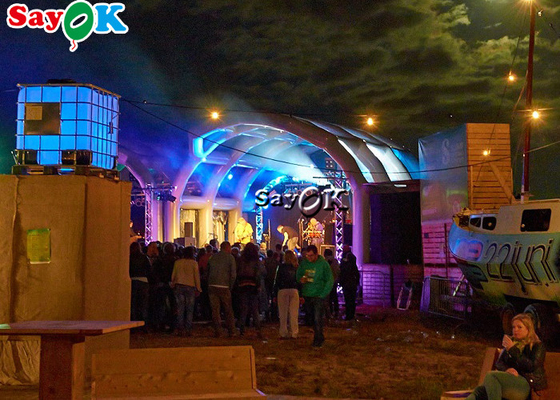 Outdoor Inflatable Tent Customized Inflatable Event Tent For Road Show Stage Activities (Yol Gösteri Sahnesinde Faaliyetler İçin Özel Şişmeli Etkinlik Çadırı)