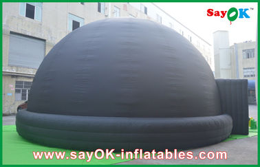 Logo ile Siyah Kapasiteli 60 Kişilik Şişme Planetarium Dome Çadır
