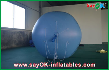 Olay için Logo Baskı ile 0.18mm 1.5m Mavi PVC Outerdoor Şişme Reklam Balon