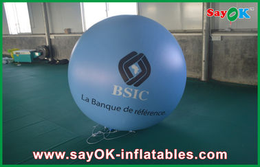 Olay için Logo Baskı ile 0.18mm 1.5m Mavi PVC Outerdoor Şişme Reklam Balon