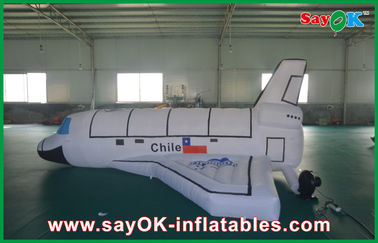 CE Veya UL Blower ile Dev Beyaz Şişme Hava Uçağı Şişme Model