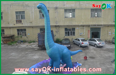 Şişme Noel Dinozor Ateş Dayanıklı Şişme Ejderha Oyuncak Dinozor CE / UL Blower ile Oxford Kumaş