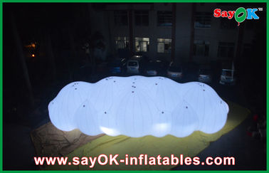 Olay için 0.2mm PVC ile 12m Uzun Dev Şişme Balon LED Helyum Bulut
