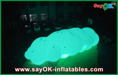 Reklam için Büyük LED Dekorasyon Şişme Helyum Bulut Balon 0.18mm PVC Malzeme