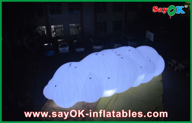 LED Işık ile 0.18mm PVC Şişme Helyum Bulut Balon Şamandıra