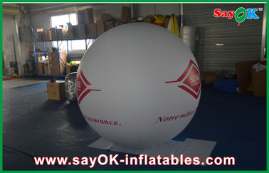 Beyaz Işık 0.18mmPVC Şişme Dev Ticari Helyum Ballon Açıkhava Reklamcılığı