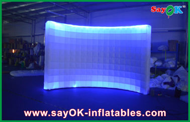LED ile Şişme Fotoğraf Stüdyosu İş Photo Booth Çadır Şişme Dış Işık Hava Duvar