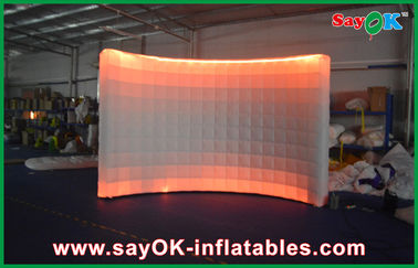 LED ile Şişme Fotoğraf Stüdyosu İş Photo Booth Çadır Şişme Dış Işık Hava Duvar