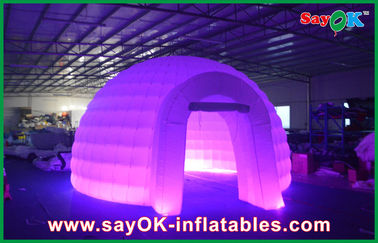 Şişme Iglo Çadır Reklam Dome Şişme Hava Çadırı, Led Işık Şişme Çim Çadır