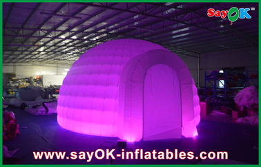 Şişme Iglo Çadır Reklam Dome Şişme Hava Çadırı, Led Işık Şişme Çim Çadır