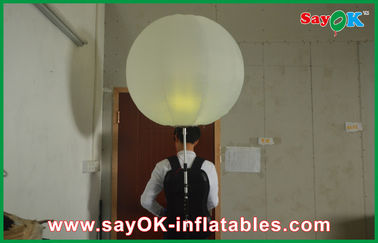 0.8m Çapı Açık Şişme Sırt Çantası Reklam Balon Oxford Bez