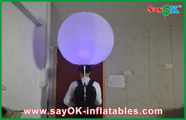 Reklam için özelleştirilmiş Led Şişme Sırt Çantası Balon Tripod Topu