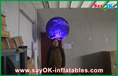 Reklam için özelleştirilmiş Led Şişme Sırt Çantası Balon Tripod Topu