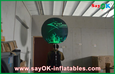 Dayanıklı Tripod Top Şişme Aydınlatma Dekorasyon, Baskı Led Şişme Reklam Balon