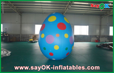 6m Şişme Tatil Süslemeleri Pvc Paskalya Yumurtası Reklam Partisi Sahne Malzemeleri İçin Şişme Yumurtalar