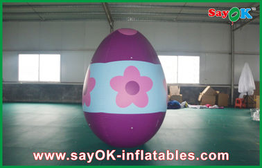 6m Şişme Tatil Süslemeleri Pvc Paskalya Yumurtası Reklam Partisi Sahne Malzemeleri İçin Şişme Yumurtalar