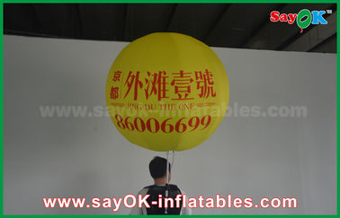 Baskı Dev Büyük Şişme Helyum Balonu ile 1.5m Şişme Led Sırt Çantası Balonu Reklam Balonu