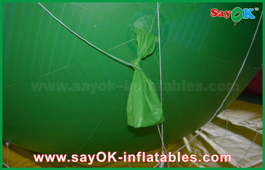 Reklam için 2.5m Yeşil Dev Şişme Led Helyum Balon