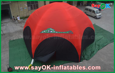 DIA 10m Outdoor Print Inflatable Spider Tent with  Four Side walls Print Avaliable
