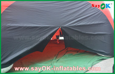 Hava Çadırı Kampı DIA 10m Dış Mekan Baskısı Dört Yan Duvarlı Şişme Örümcek Çadır Baskısı Mevcut