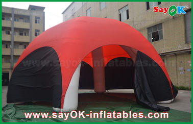 Reklam için Hava Şişme Çadır PVC DIA 10m Promosyon Şişme Dome Örümcek Çadır