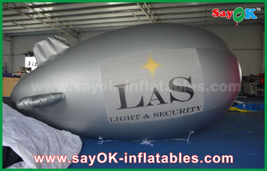 Promosyon için PVC 5m Şişme Helyum Balon Uçak Zeppelin