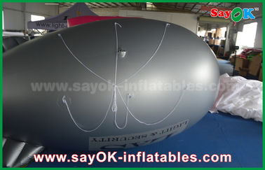 Promosyon için PVC 5m Şişme Helyum Balon Uçak Zeppelin