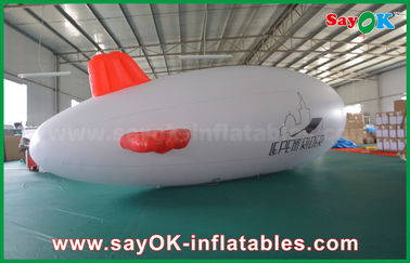 0.2mm PVC Özel Logo Şişme Helyum Balon 5 m Helyum Zeppelin Hava Uçağı