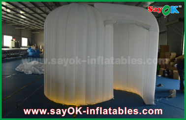 Photo Booth Backdrop Dekorasyon Aydınlatmalı Led Igloo Şişme Photo Booth Muhafaza Küpü