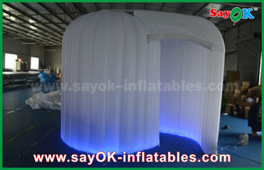 Photo Booth Backdrop Dekorasyon Aydınlatmalı Led Igloo Şişme Photo Booth Muhafaza Küpü