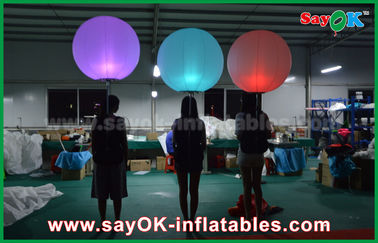 Renk Değiştirme LED Işık ile 1m DIA Şişme Aydınlatma Dekorasyon Balon