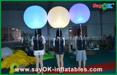 Renk Değiştirme LED Işık ile 1m DIA Şişme Aydınlatma Dekorasyon Balon