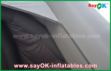 Blower ile Siyah PVC Şişme Hava Çadır / Reklam Dome Örümcek Çadır