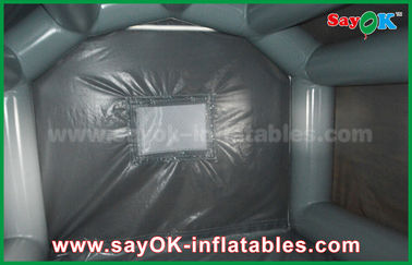 Araba Püskürtme için 10 x 5m Gri Özel Şişme Ürünler PVC Şişme Sprey Booth