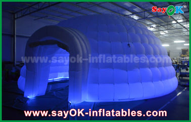 Parti / Ticaret Fuarı için Şişme Gece Kulübü Beyaz Yuvarlak Şişme Dome Çadır Ticari Etkinlik Çadırı