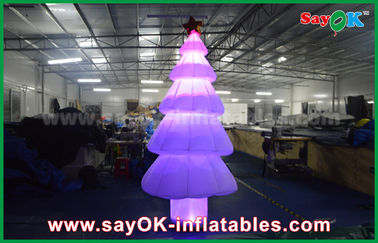 Naylon Malzeme ile 3m Şişme Işık Dekorasyon LED Aydınlatma Noel Ağacı