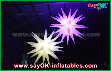 Pub / Bar için Dev 1.5m LED Yıldız Balon Şişme Aydınlatma Süslemeleri