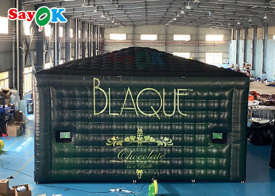 Büyük Şişme Çadır Dev Mobil 8x8x4m LED Işıklı Dışarı Şişme Çadır Su geçirmez