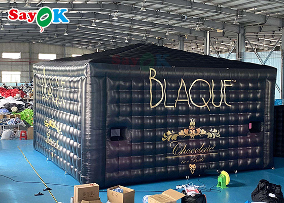 Büyük Şişme Çadır Dev Mobil 8x8x4m LED Işıklı Dışarı Şişme Çadır Su geçirmez