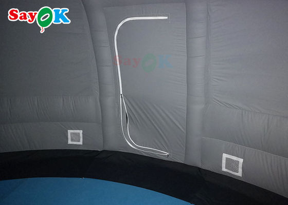 Bilim Ekranı İçin 6m Baskılı Şişme Planetaryum Siyah Projeksiyon Kubbe Çadırı