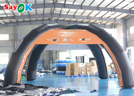 Aile Hava Çadırı Özel PVC 7x4m Şişme Hava Çadırı Destek Yapısı Fırlatma Örümcek Çadırı