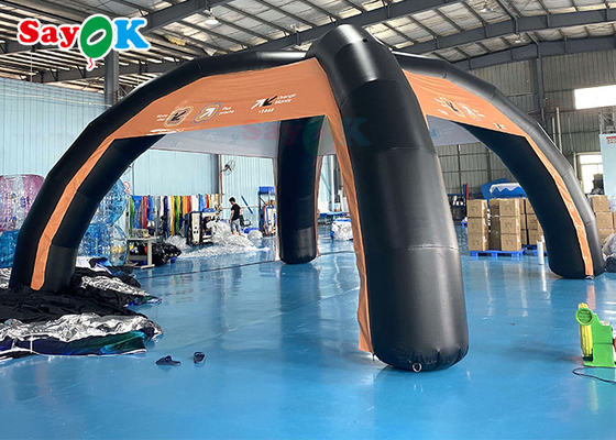 Aile Hava Çadırı Özel PVC 7x4m Şişme Hava Çadırı Destek Yapısı Fırlatma Örümcek Çadırı