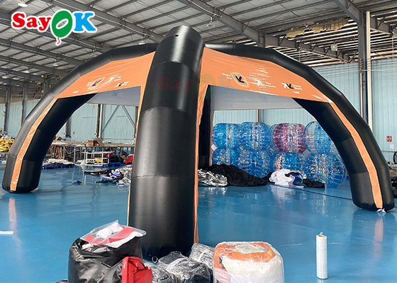 Aile Hava Çadırı Özel PVC 7x4m Şişme Hava Çadırı Destek Yapısı Fırlatma Örümcek Çadırı
