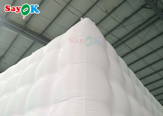 Özel şişme çadır LED Oxford şişme küp çadır kare parti merkezi sergi için marquee